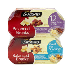 Sargento Balanced Breaks Single-Serve Snack Mix, Pack Of 12