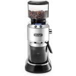 DeLonghi Dedica Conical Burr Coffee Grinder, Stainless