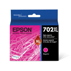 Epson 702XL DuraBrite Ultra High-Yield Magenta Ink Cartridge, T702XL320-S