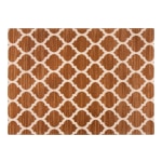 Anji Mountain Nizwa Rug'd Chair Mat, 1/2inH x 36inW x 48inD, Brown/Beige