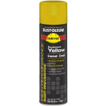 Rust-Oleum Hard Hat High Performance V2100 System Rust Preventive Enamel Spray Paint, 15 Oz, Gloss Equipment Yellow, Case Of 6 Cans