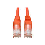 Tripp Lite Cat5e/Cat5 Snagless Molded Patch Cable, 7ft, Orange