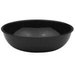 Cambro Camwear Round Ribbed Bowls, 15in, Black, Set Of 4 Bowls