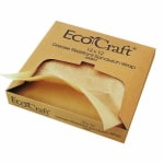 Bagcraft Papercon EcoCraft Grease-Resistant Paper Wrap/Liner, 12in x 12in, Natural, 1,000 Sheets Per Box, Case Of 5 Boxes