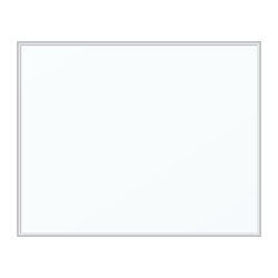 U Brands Magnetic Dry-Erase Whiteboard, 16in x 20in, Aluminum Frame With Silver Finish