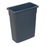 Carlisle TrimLine Trash Can, 15 Gallons, Gray