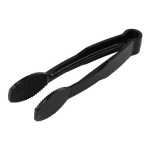 Cambro Camwear Flat-Grip Tongs, 6in, Black