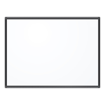 U Brands PINIT Magnetic Dry-Erase Board, 48in X 36in, Black Aluminum Frame, Actual Size 47in X 35in (3011U00-01)