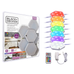 BLACK+DECKER LED Puck Light Kit With Remote, White