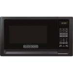 Black+Decker 0.7 Cu Ft Digital Countertop Microwave, Black