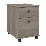 Bush Furniture Homestead Farmhouse 20inD Vertical Mobile File Cabinet, Driftwood Gray, Delivery