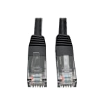 Tripp Lite Cat6 Cat5e Gigabit Molded Patch Cable RJ45 M/M 550MHz Black 35ft - 128 MB/s - 35 ft - Black