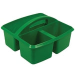 Romanoff Small Utility Caddies, 9 1/4inH x 9 1/4inW x 5 1/4inD, Green, Pack Of 6