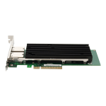 AddOn HP 716591-B21 Comparable Dual RJ-45 Port PCIe NIC - Network adapter - PCIe x8 - 10Gb Ethernet x 2 - for HPE Apollo 4200 Gen9, pc40, sx40; ProLiant DL20 Gen9, DL388p Gen8, ML30 Gen9