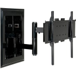 Peerless IM760PU Universal In-Wall Mount - For Flat Panel Display - 32in to 65in Screen Support - 200 lb Load Capacity - Steel - Black