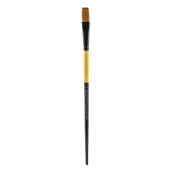 Winsor & Newton Artisan Series Paint Brush, Size 4, Round Bristle, Synthetic, Silver