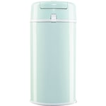 Bubula Steel Diaper Pail, 25inH x 11-3/8inW, x 11-3/8inD, Sage