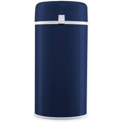 Bubula Steel Diaper Pail, 25inH x 11-3/8inW, x 11-3/8inD, Navy