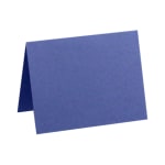 LUX Folded Cards, A9, 5 1/2in x 8 1/2in, Boardwalk Blue, Pack Of 50