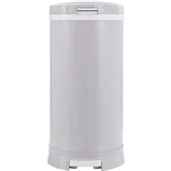 Bubula Steel Diaper Pail, 9 Gallons, Gray