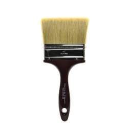 Dynasty Paint Brush, 3/4in, Flat Bristle, Synthetic, Clear