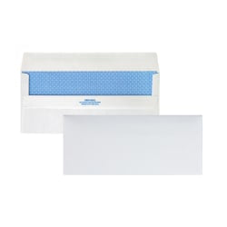 Quality Park Redi-Seal Business Security Envelopes, #10, 4 1/8in x 9 1/2in, White, Box Of 500