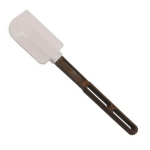 Vollrath Rubber Spatula, 13-1/2in, White