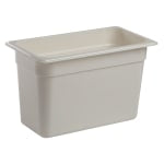 Cambro Camwear GN 1/3 Size 8in Food Pans, 8inH x 7inW 12-3/4inD, White, Set Of 6 Pans