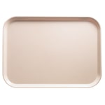 Cambro Camtray Rectangular Serving Trays, 14in x 18in, Light Peach, Pack Of 12 Trays