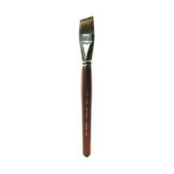 Royal & Langnickel Sabletek Short-Handle Paint Brush, L95010, Size 24, Bright Bristle, Dark Brown