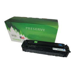 IPW Preserve Remanufactured High-Yield Cyan Toner Cartridge Replacement For HP 202X, CF501X, 545-501-ODP