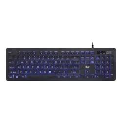 Adesso EasyTouch AKB-139EB - Keyboard - backlit - USB - US