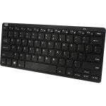 Adesso Bluetooth Wireless SlimTouch Mini Keyboard - Wireless Connectivity - Bluetooth - 30 ft - USB Interface - 78 Key - English (US) - QWERTY Layout - iPad - Windows - Scissors Keyswitch - AAA Battery Size Supported - Black