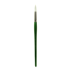 Princeton Oil And Acrylic Paint Brush 6100, Size 12, Bright Bristle, Synthetic, Green