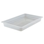 Cambro Translucent GN 1/1 Food Pans, 4inH x 12-3/4inW x 20-7/8inD, Pack Of 6 Containers