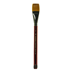 Princeton Synthetic Bristle Oil And Acrylic Paint Brush 6100, Size 8, Filbert Bristle, Synthetic, Green