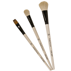 Robert Simmons Simply Simmons Value Paint Brush Set, Devilish Detail, Assorted Sizes, Assorted Bristles, White, Set Of 5