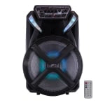 BeFree Sound Bluetooth Wireless Portable Rechargeable Party Speaker, Black