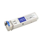 AddOn - SFP (mini-GBIC) transceiver module (equivalent to: Alcatel-Lucent ISFP-GIG-BX-D) - GigE - 1000Base-BX-D - LC single-mode - up to 6.2 miles - 1490 (TX) / 1310 (RX) nm - TAA Compliant