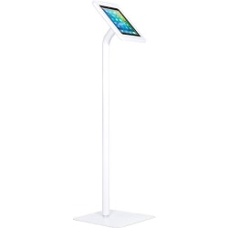 The Joy Factory Elevate II Floor Stand Kiosk - Stand - 45 deg. viewing angle - for tablet - lockable - white - floor-standing - for Samsung Galaxy Tab S2 (9.7 in), Tab S3