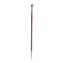 Winsor & Newton University Series Long-Handle Paint Brush 237, Size 10, Bright Bristle, Red