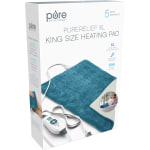 Pure Enrichment PureRelief XL King Size Heating Pad, 23-1/2in x 11-1/2in, Turquoise Blue