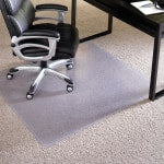 ES Robbins Performance Dlx Chair Mat, Rectangular, 46in x 60in, Clear