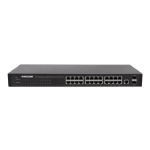 Intellinet 24-Port Network Switch, 24-Port (RJ45), Rackmount, Gigabit, 4 SFP, Ethernet Web-Smart, 10/100/1000 Mbit - Switch - managed - 24 x 10/100/1000 + 2 x SFP - desktop, rack-mountable