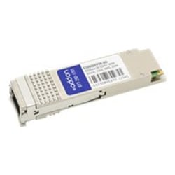 AddOn Intel E10GQSFPSR Compatible TAA Compliant 40GBase-SR4 QSFP+ Transceiver (MMF, 850nm, 150m, MPO, DOM) - 100% compatible and guaranteed to work