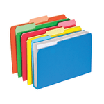 Pendaflex Double Stuff File Folders, Letter Size, 1 1/2in Expansion, Assorted Colors, Pack Of 50 Folders