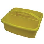 Romanoff Products Large Utility Caddy, 6 3/4inH x 11 1/4inW x 12 3/4inD, Yellow, Pack Of 3