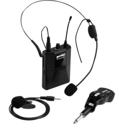 gemini GMU-HSL100: UHF Wireless Microphone System - 512 MHz to 541.70 MHz Operating Frequency - 164.04 ft Operating Range