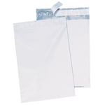 Quality Park Redi-Strip Poly Envelopes, 10in x 13in, Self-Adhesive, White, Box Of 100