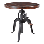 Coast to Coast Round Cafe Table, 41inH x 30inW x 30inD, Gray